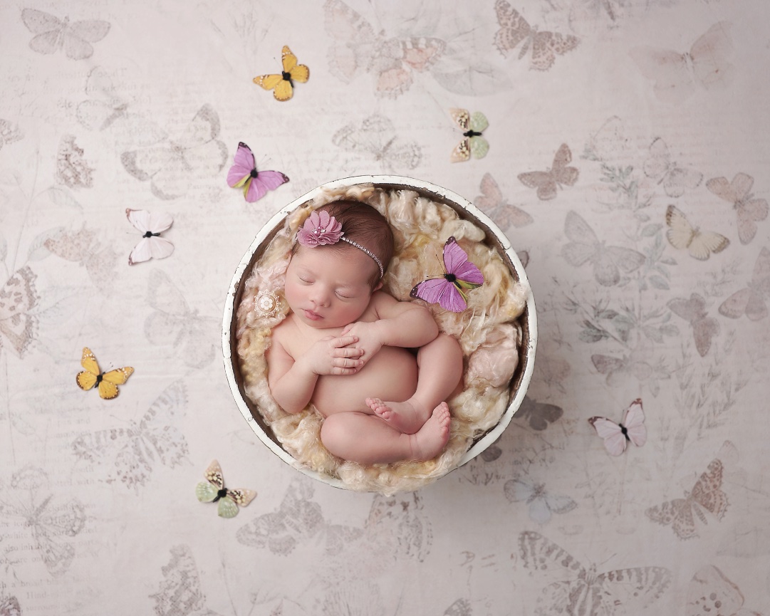 Adorable Sutton Rose - Lawrenceville Newborn Baby Photographer 