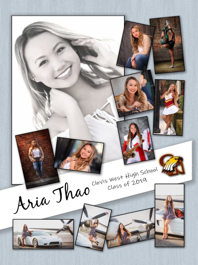senior yearbook page layouts