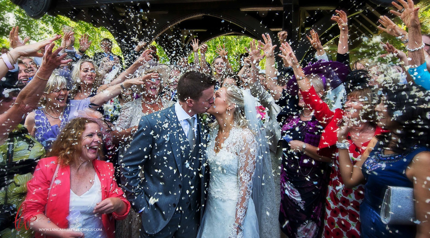 Woolton Church confetti shot