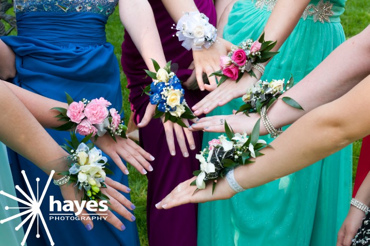 prom, Webster Schroeder High School, Hayes Photography, prom 2014, flowers, wrist corsages