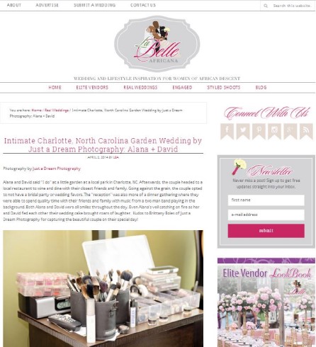 labelle africana wedding blog featured wedding charlotte nc photographers photo