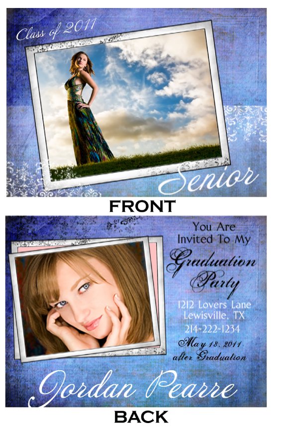 5x7 FLAT TRUE BLUE -- LCH