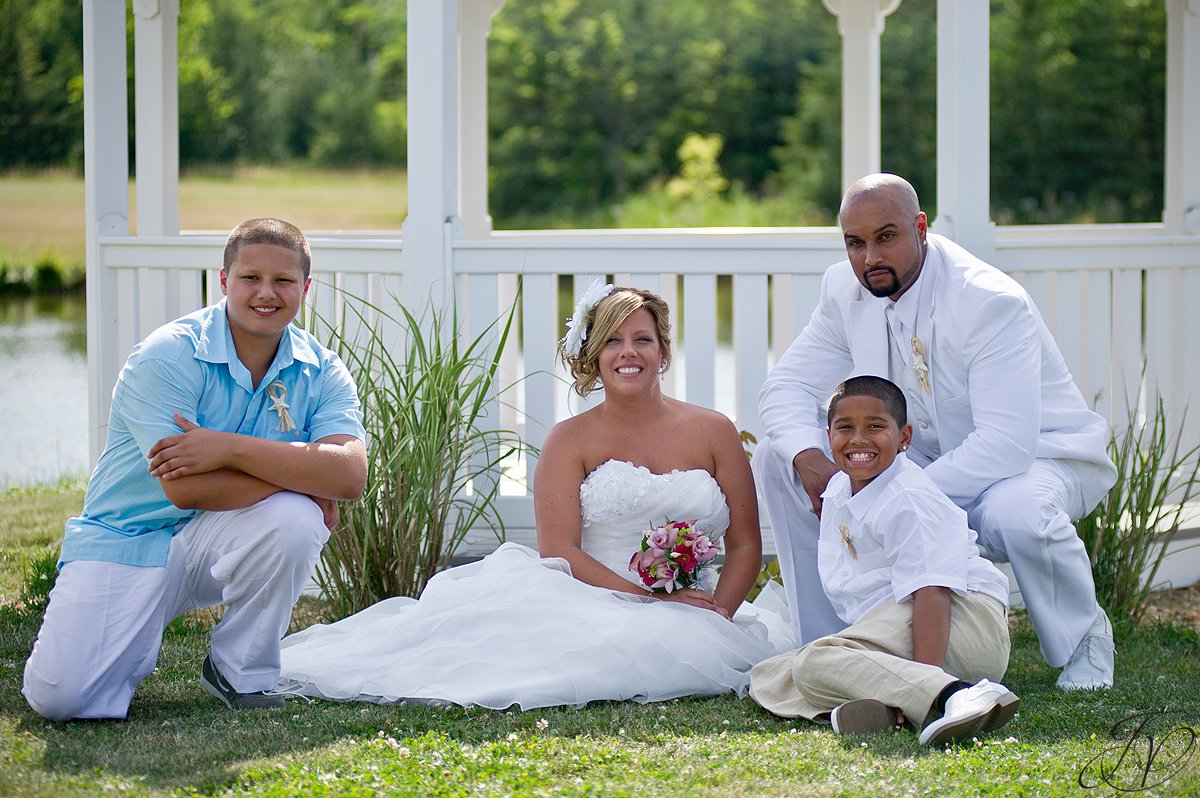 Settle Hill Tree Farm Wedding ,Albany Wedding Photographer, Michele and Sean, Bride and groom family photo, family photo