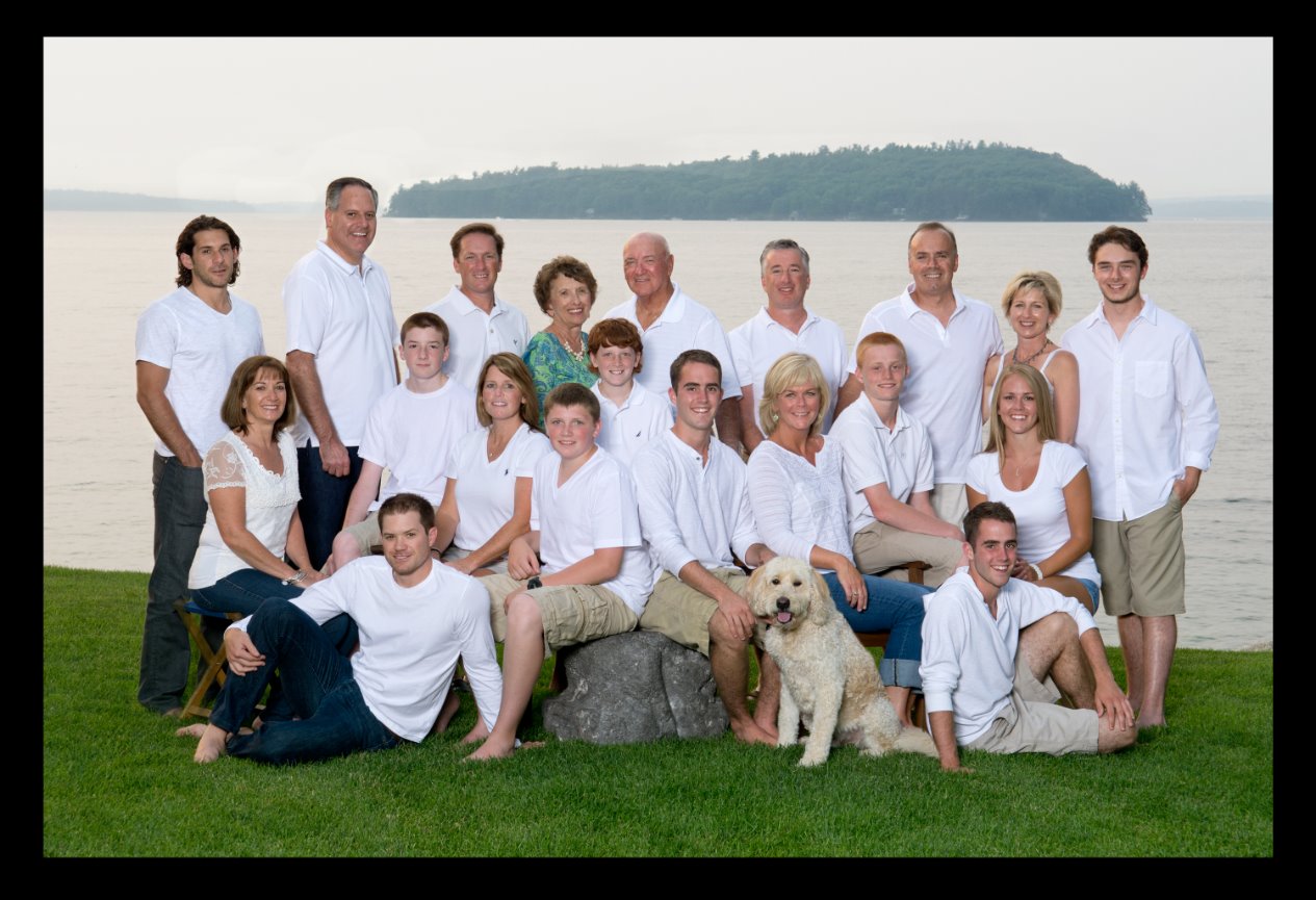 Family Portrait Alton Bay NH Lake winnipasaukee
