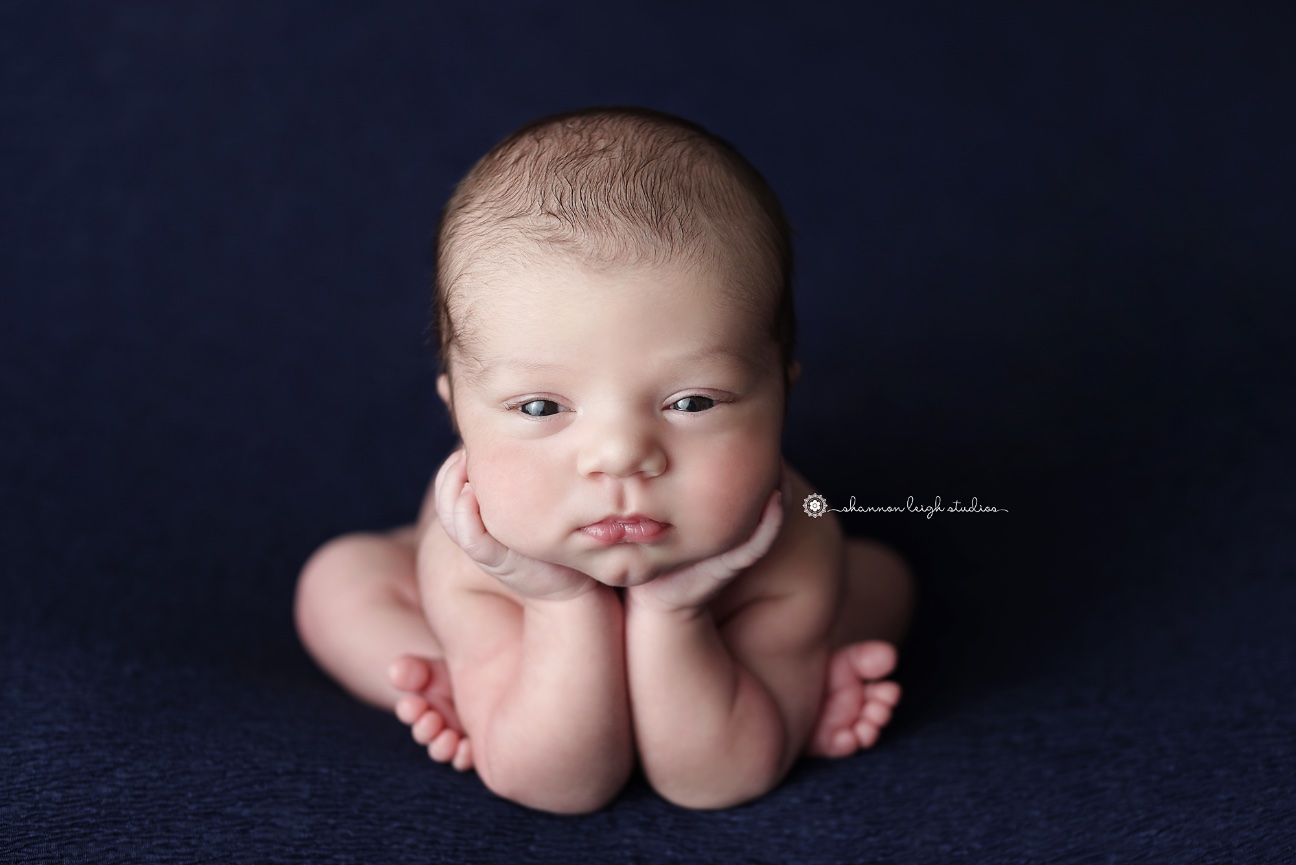 Adorable Karl - Roswell Georgia Newborn Baby Photographer 