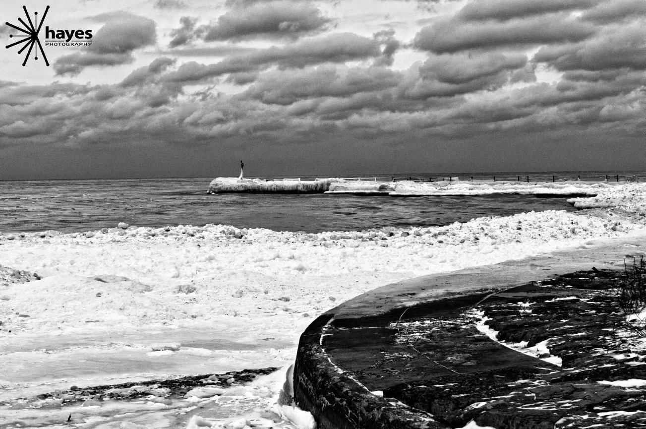 Hayes Photography, winter, landscape, Lake Ontario