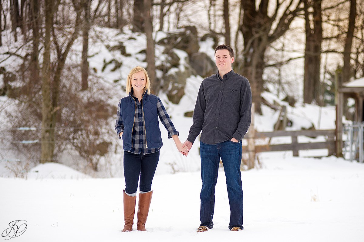 winter engagement photos jessica painter photography