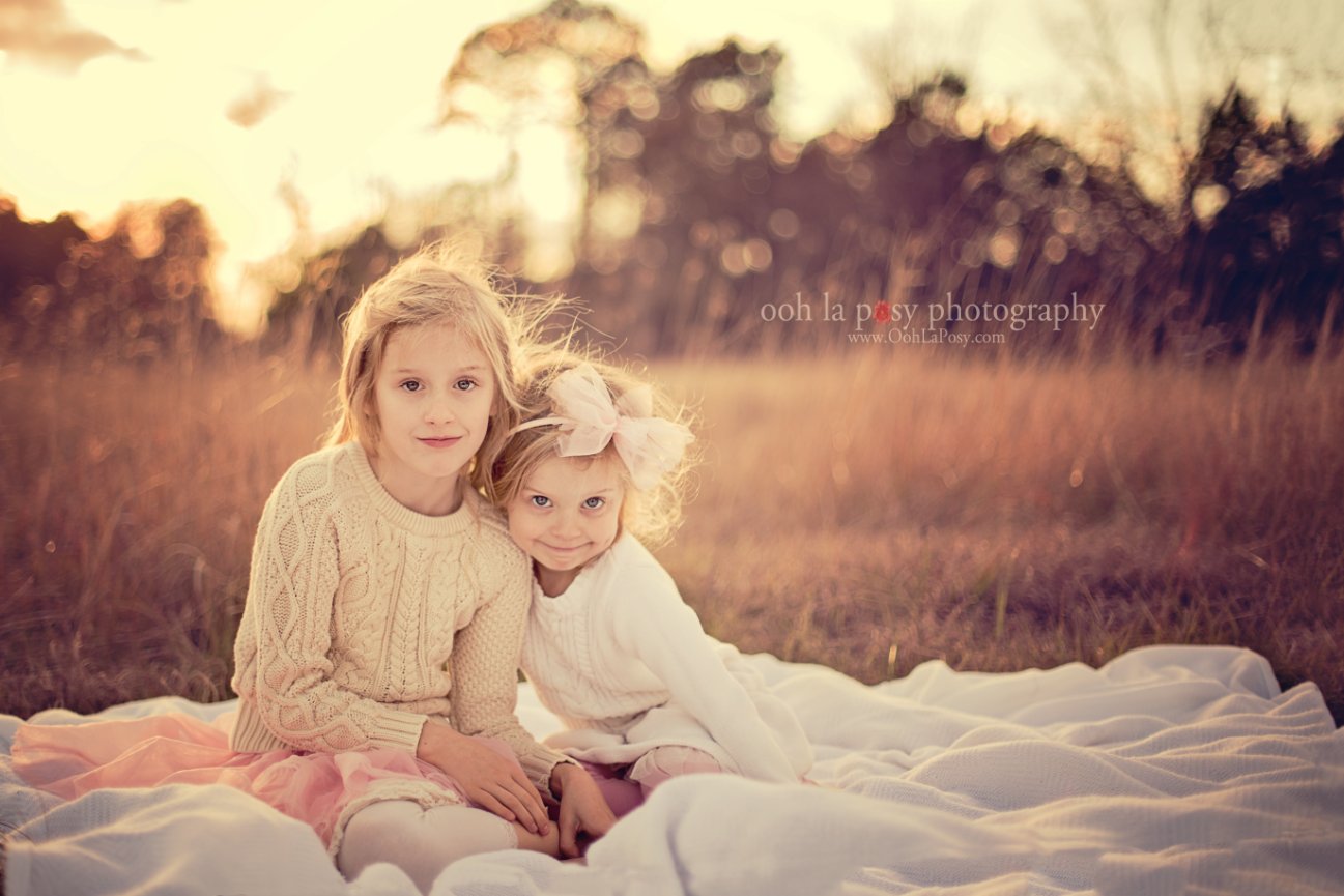Valentine's Day Silly Sisters, Spring Texas Child Photography