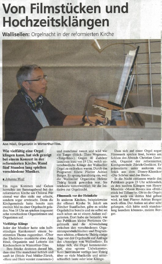 Walliseller Anzeiger 23. Juni 2016