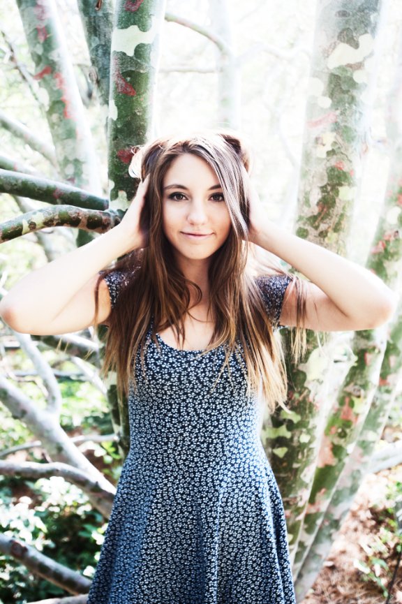 Senior Portraits with Zoe at the Denver Botanic Gardens