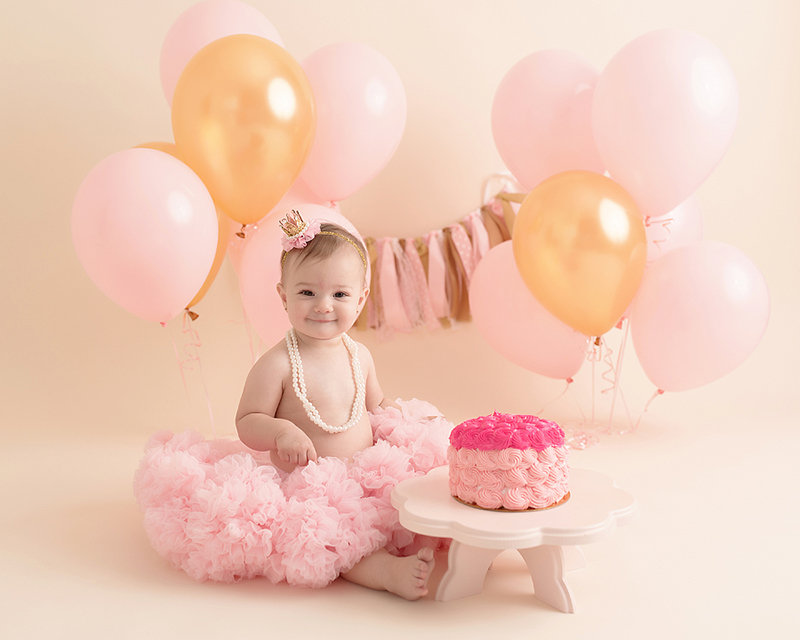 Smash Cake Photography Los Angeles - Baby H