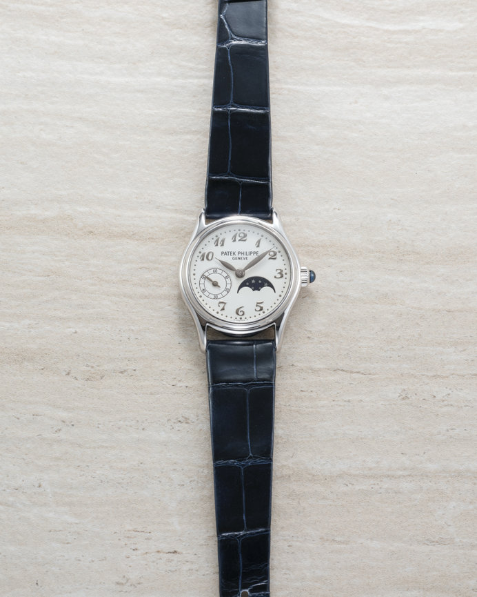 Patek Philippe Ladies Moonphase 4856G B&P 1999