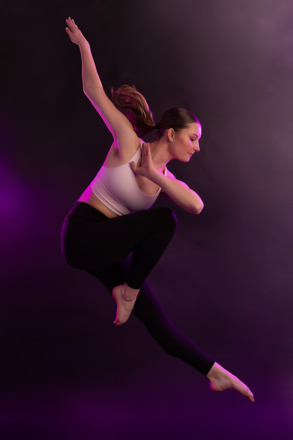 Mya’s Spring Senior Session with Cherry Blossoms and Softball - Senior Pictures in Columbia Missouri