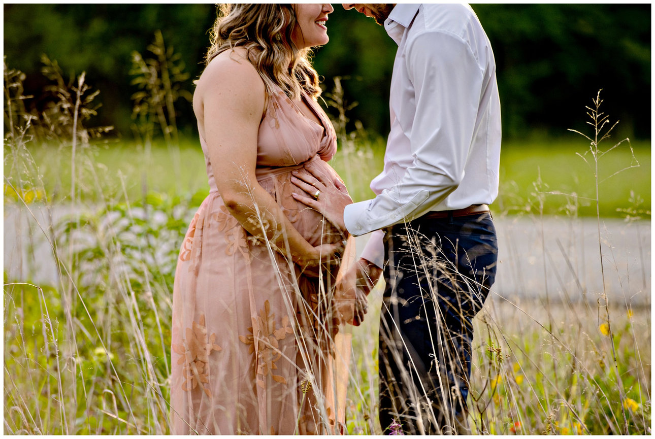 Embracing the Glow: A Family Maternity Photography Session -Flower Mound Maternity Photographer