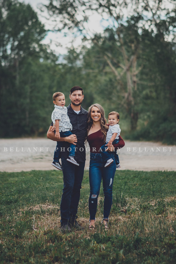 Taylor Family Family Photos in Salmon Idaho Family Photographer
