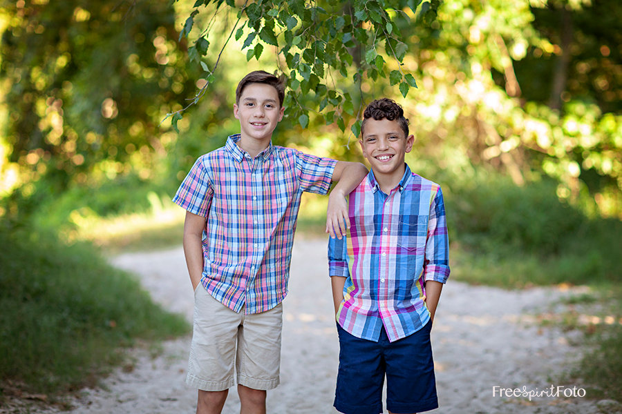 Creek Session Family Photographer Spring TX