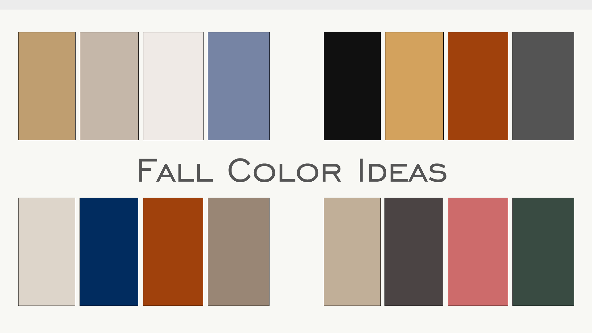 fall family photo color ideas