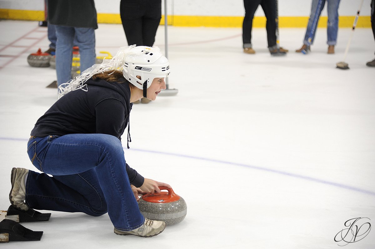 Lake Placid engagement Photographer, olympic center in lake placid, curling challenge at lake placid olympic center, Lake Placid Wedding Photographer, lake placid Engagement Session