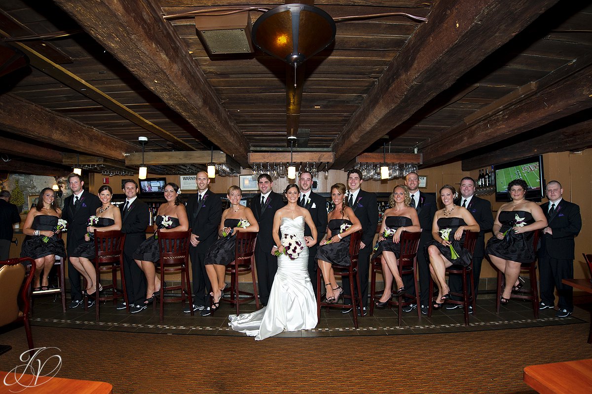 bridal party photo, The Glen Sanders Mansion, Albany Wedding Photographer
