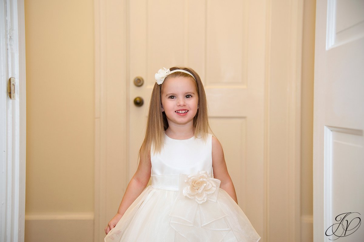 flower girl,  Schenectady Wedding Photographer, getting ready photo, bride and dress photo, wedding details, Wedding at The Stockade Inn