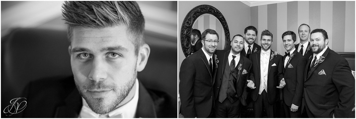 groom portraits glen sanders mansion wedding black and white
