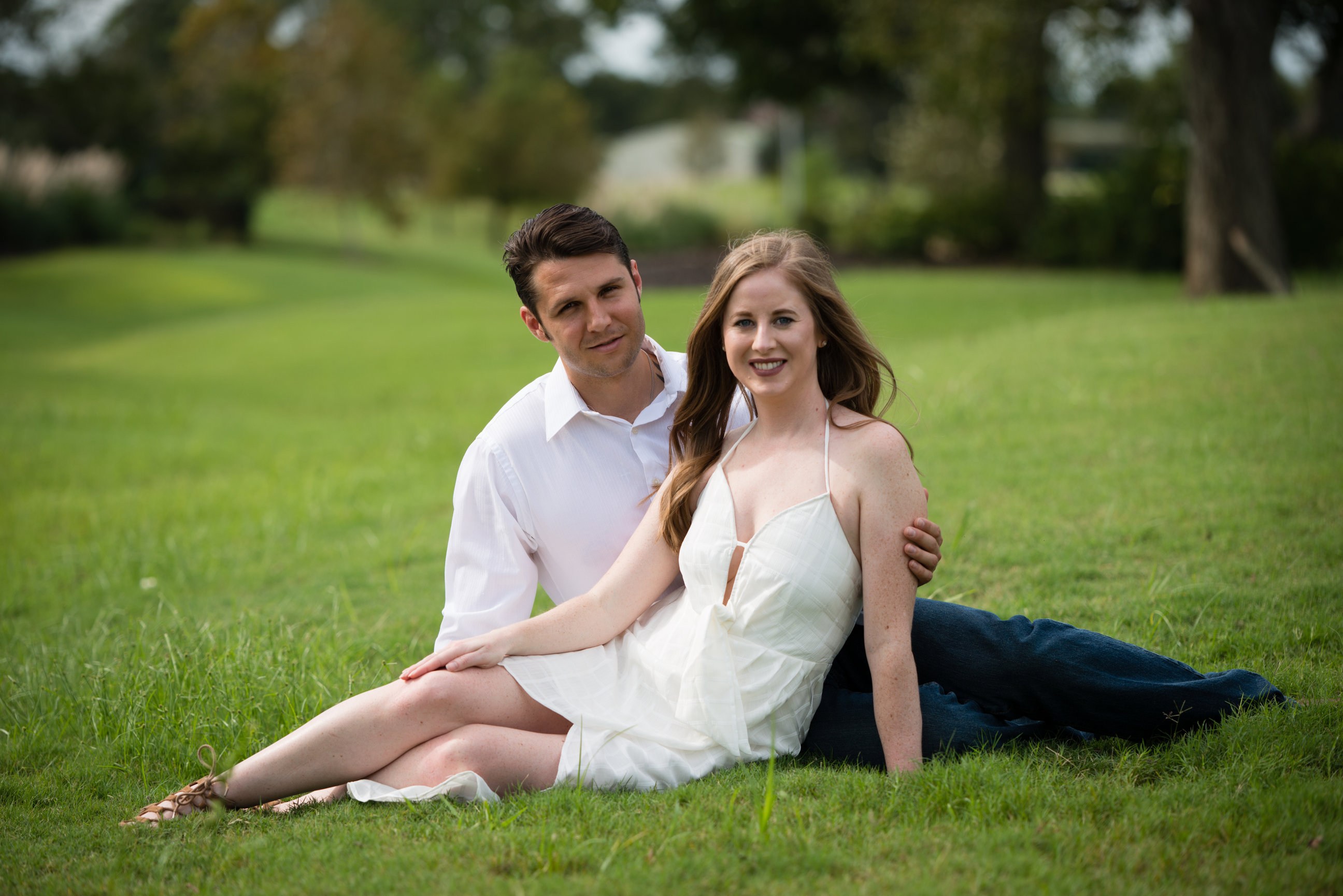 Couple on a romantic walk