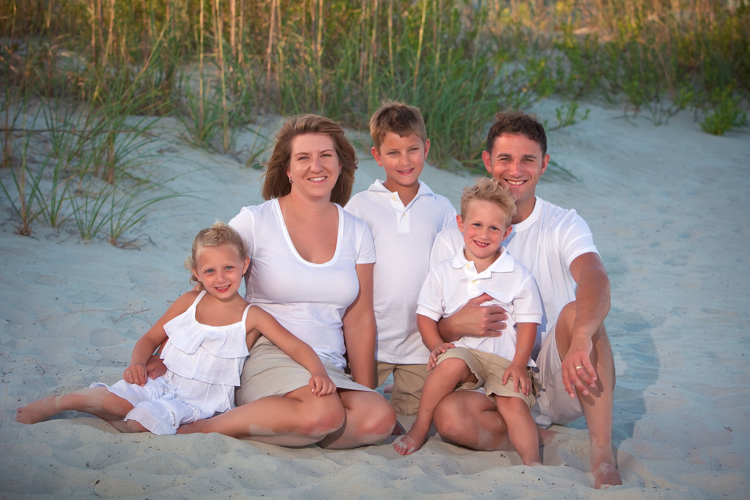 Hilton Head Photographers : Fisher Family Beach Portrait