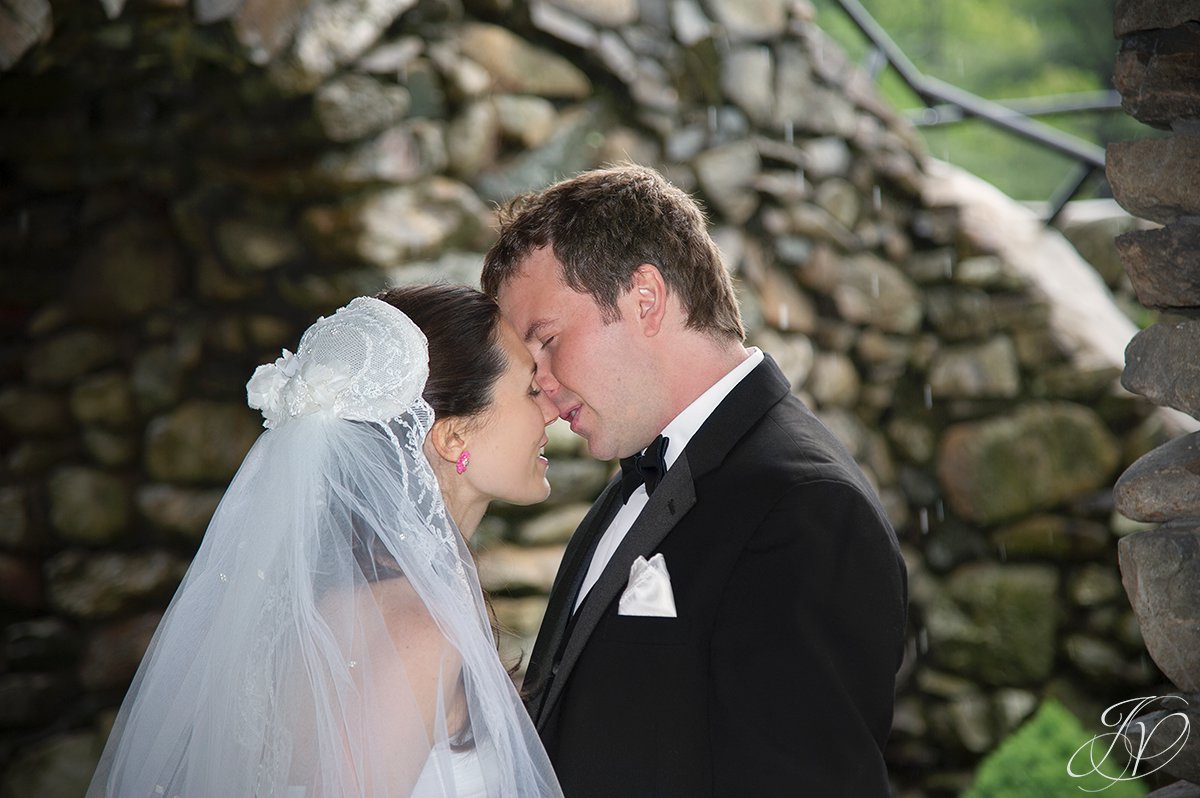 bride and groom kissing, wedding first look photo, first look photographs, bride and groom first look, albany wedding photographers