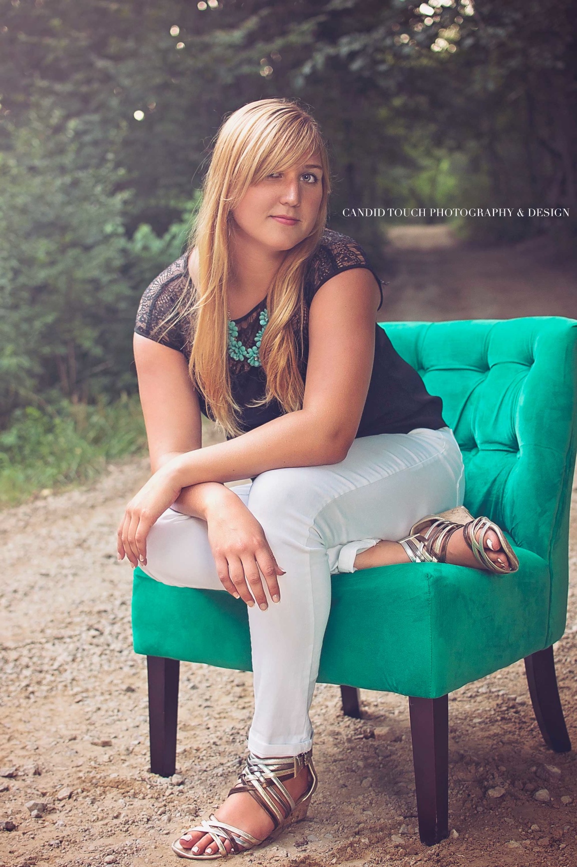 Sassy and Classy Scales Mound Senior Portraits Candid Touch