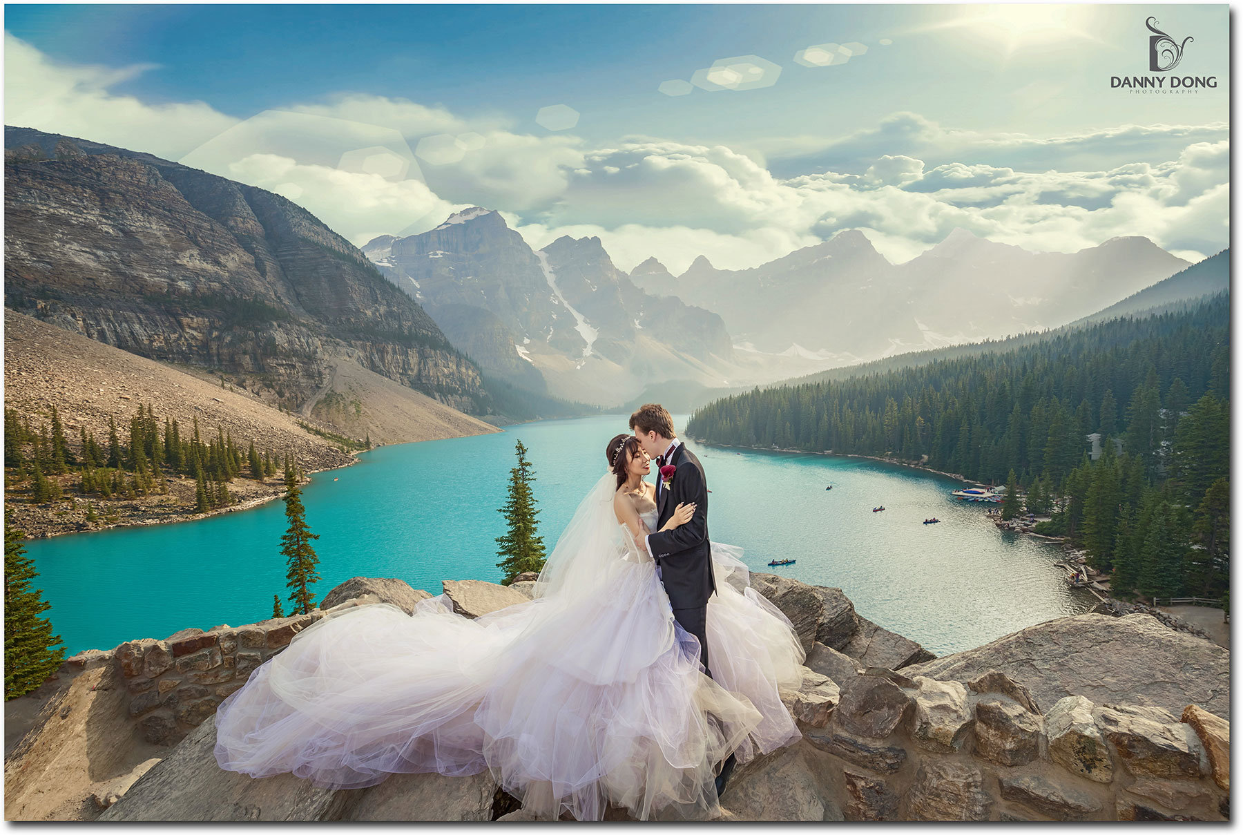Fairmont Chateau Lake Louise Wedding Sherry Frank Banff Canada Danny Dong Photography
