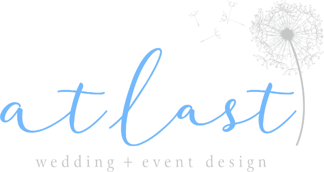 At Last Wedding + Event Design Logo