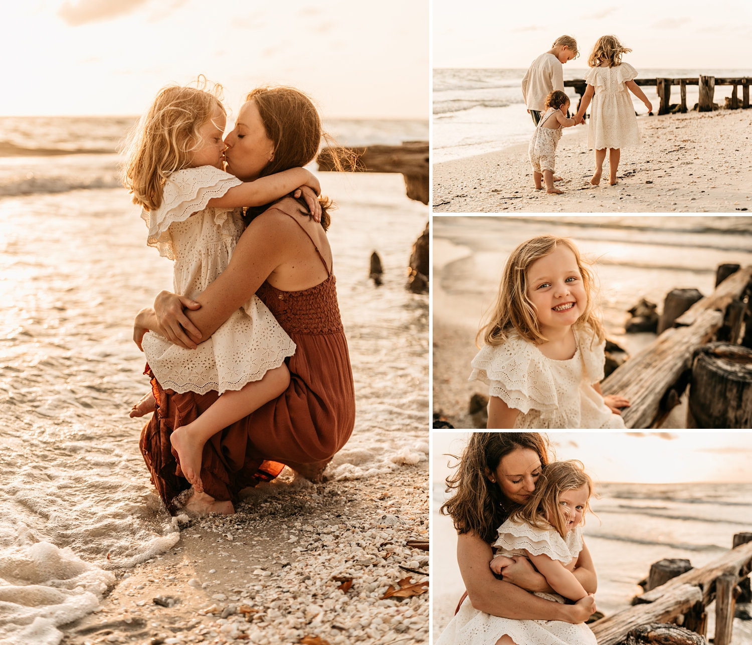 Naples Beach, Florida, family beach photos, beautiful family, Rya Duncklee