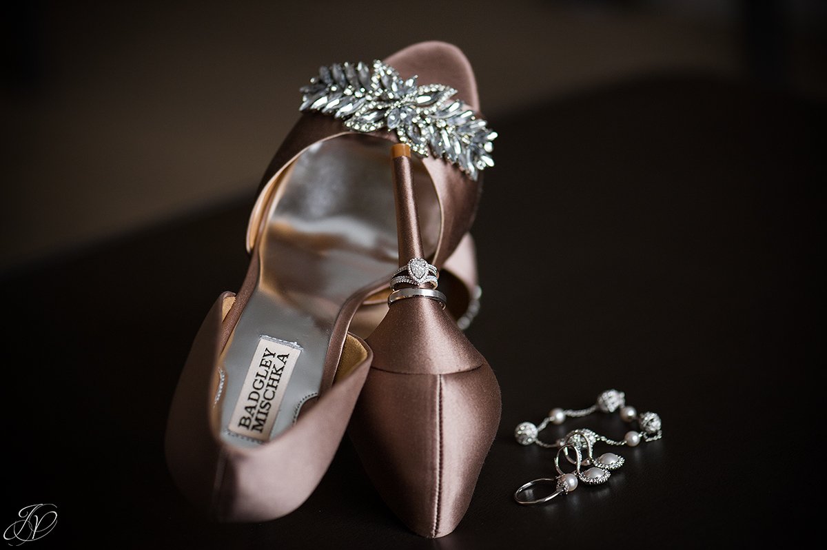 badgley mischka bridal shoes brown