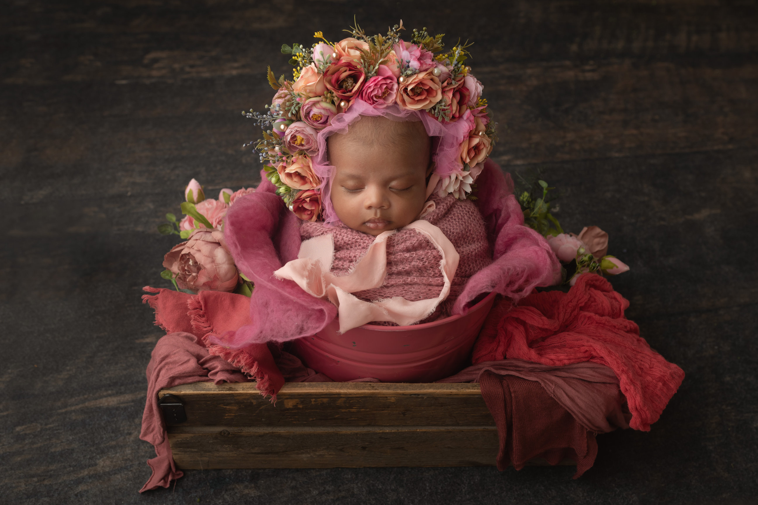 Charlotte Newborn photographer  In home newborn session & baby