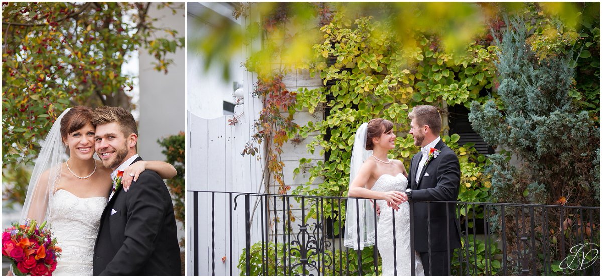 bride and groom fall glen sanders mansion wedding