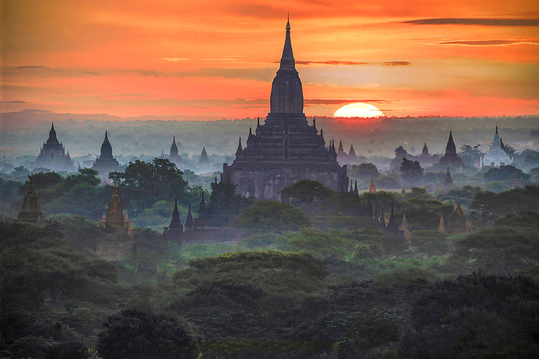 Temples at sunrise - Jim Zuckerman photography & photo tours