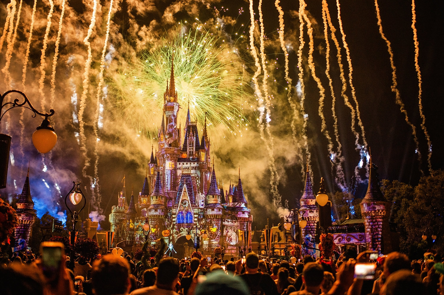 Mickey's Not So Scary Halloween Party fireworks, MNSSHP fireworks