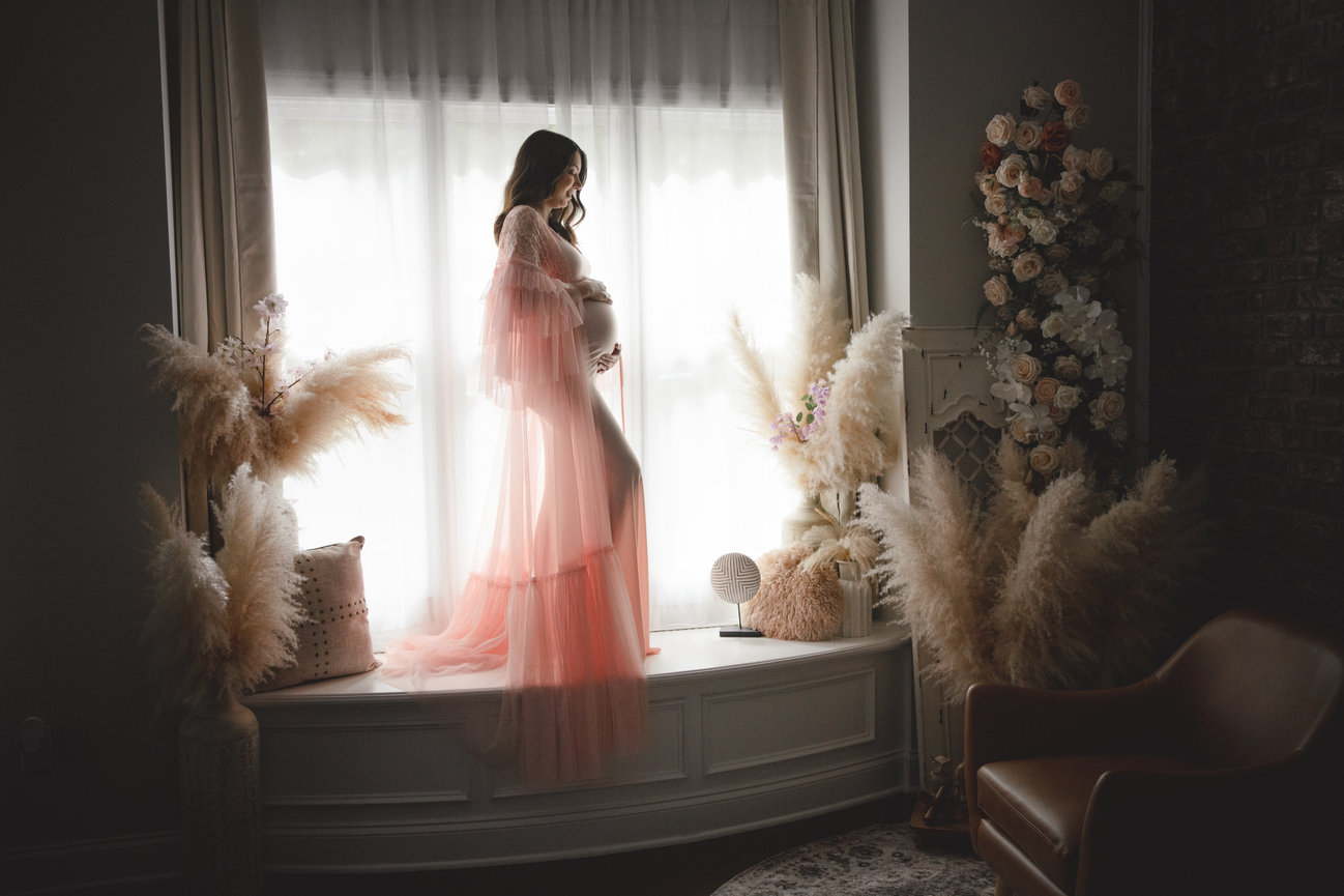 maternity dresses for photo session Alice The classic long sleeves create a timeless Photography Dresses ANYUTA COUTURE