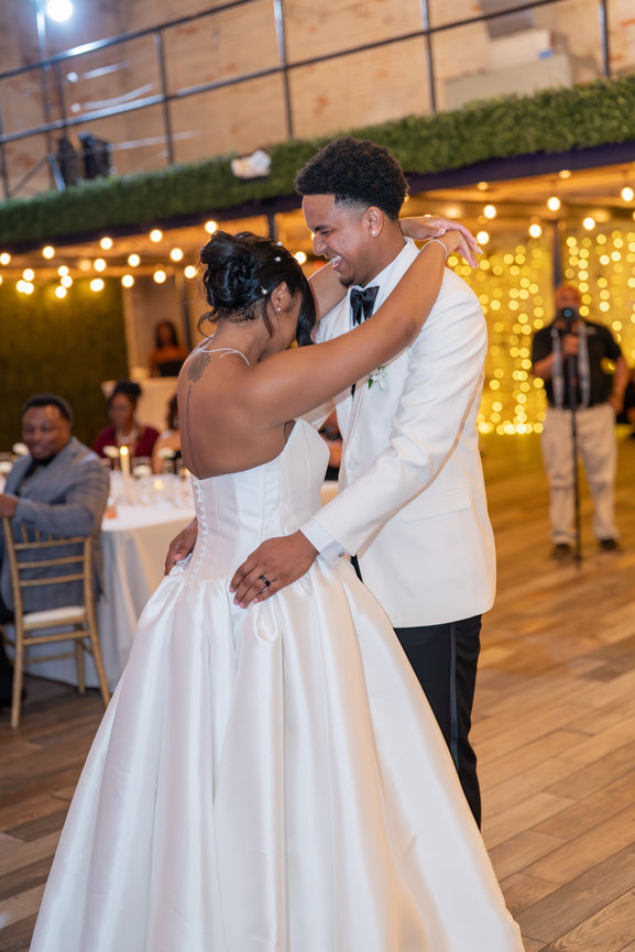 Portrait-oriented wedding content from Kim at K. MO IMAGERY, designed for Trenton, NC clients seeking a polished online presence.