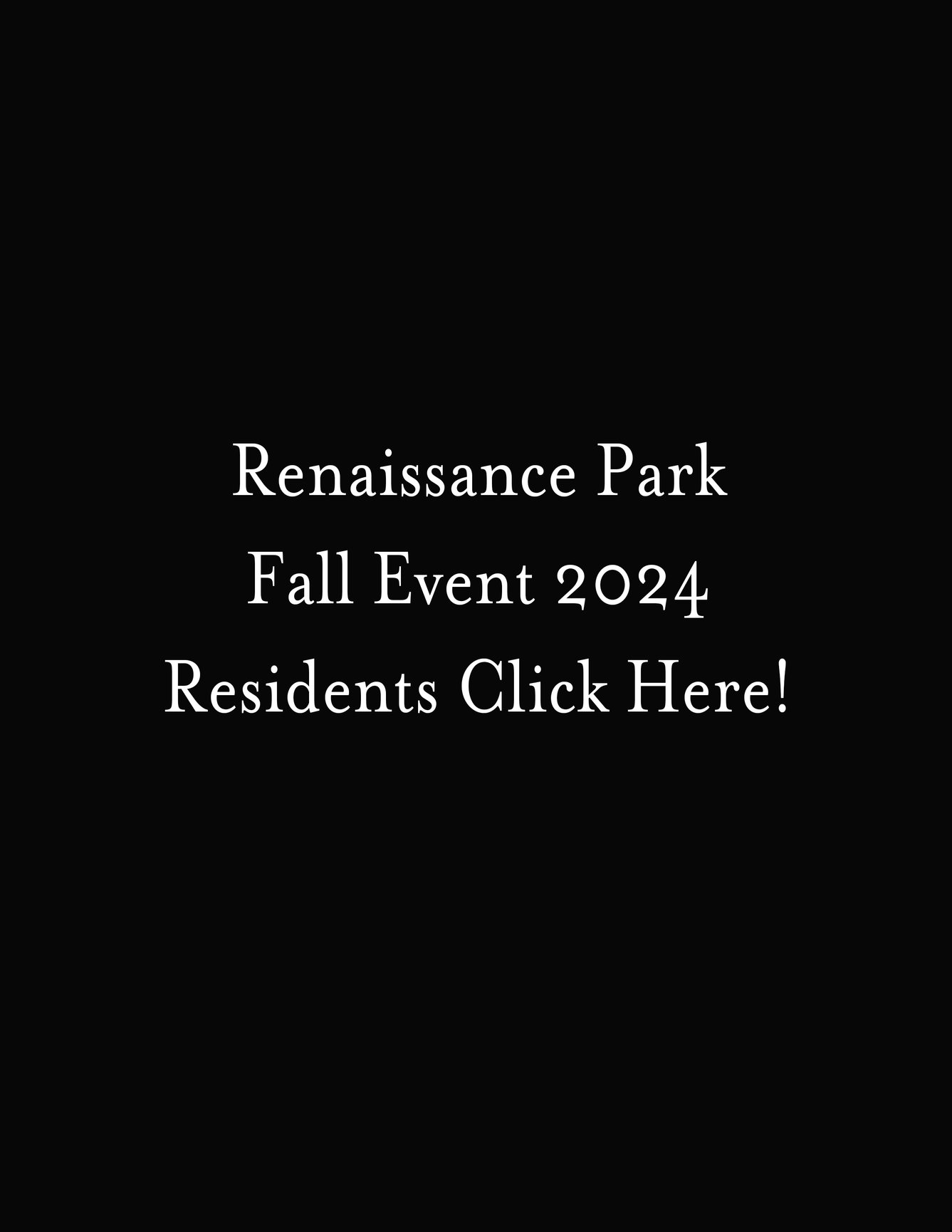 For Renaissance Park Residents Only Kathleen Lucey Photography
