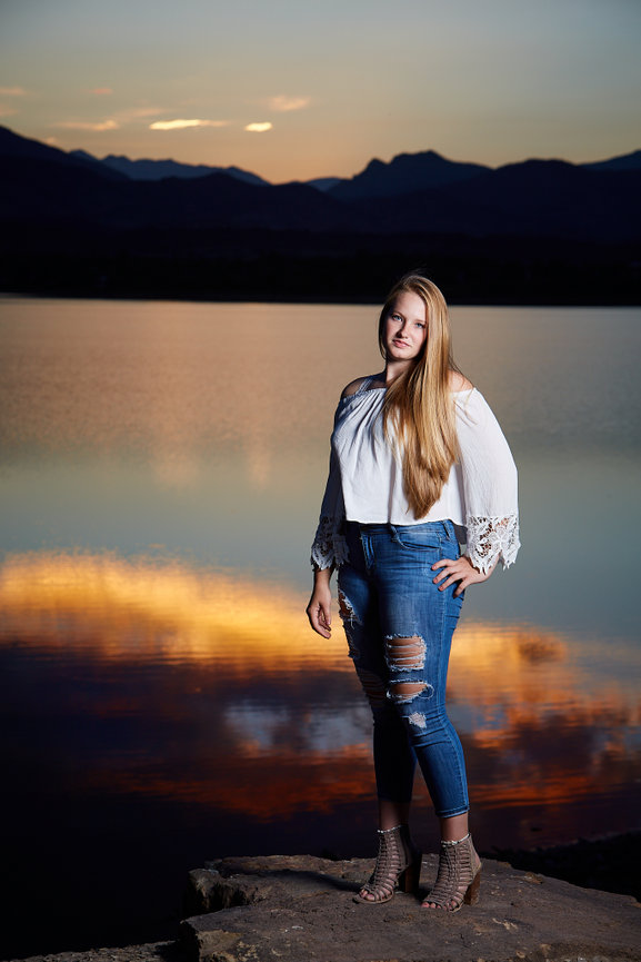 Senior portraits in Loveland, Colorado on location with Photo Conscious