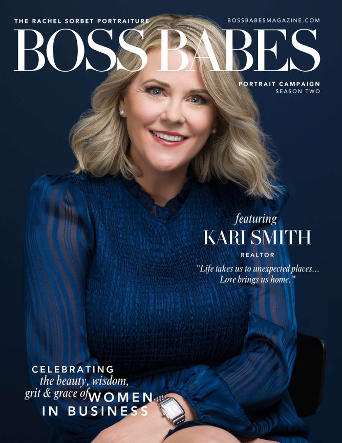 Kari Smith on the cover of Boss Babes Magazine