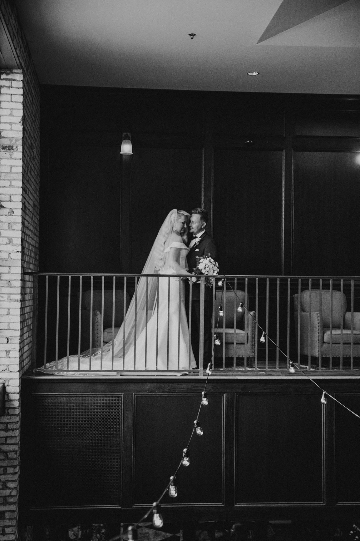 Classic black tie affair at oxford exchange