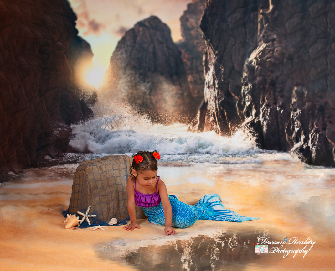 Mermaids Real Baby Tropical Sea Magical Mermaid Photoshoot Brick Nj
