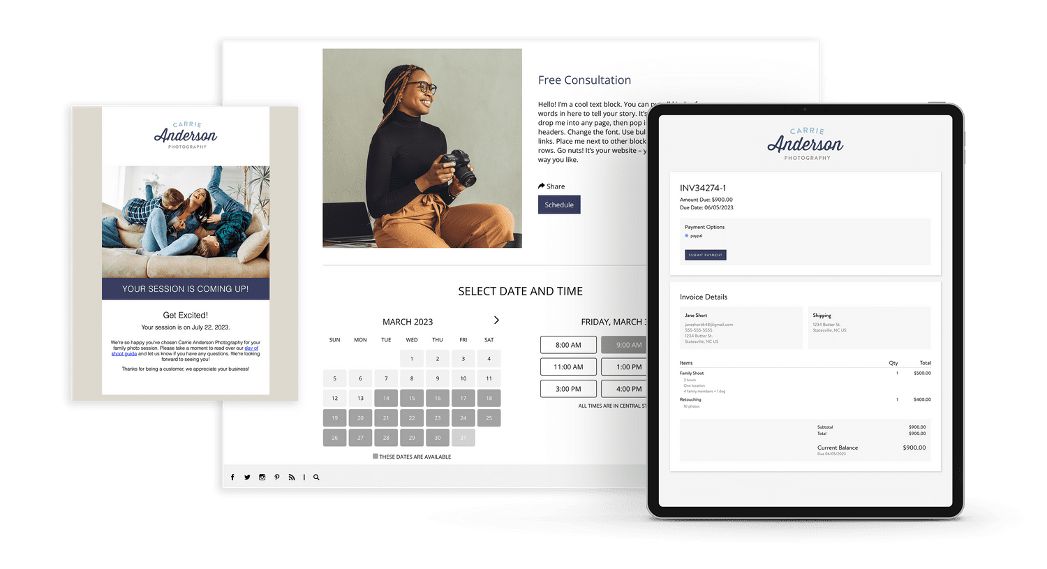 Photography Studio Management Software Photography CRM