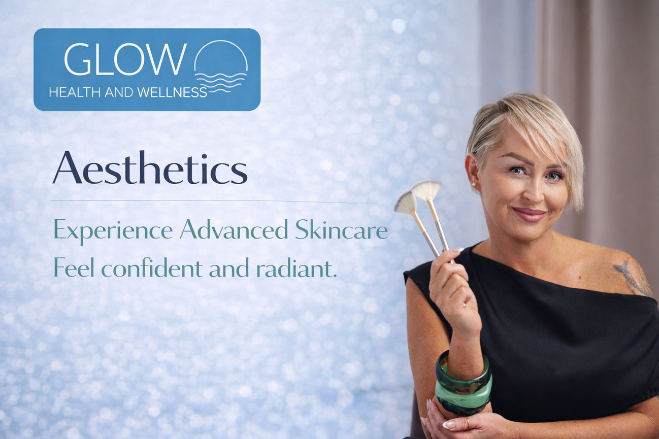 Medical aesthetics including facials, microneedling, and skin rejuvenation at Glow Health and Wellness
