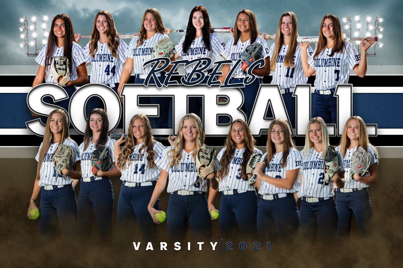Denver High School Softball Team Banner Photography