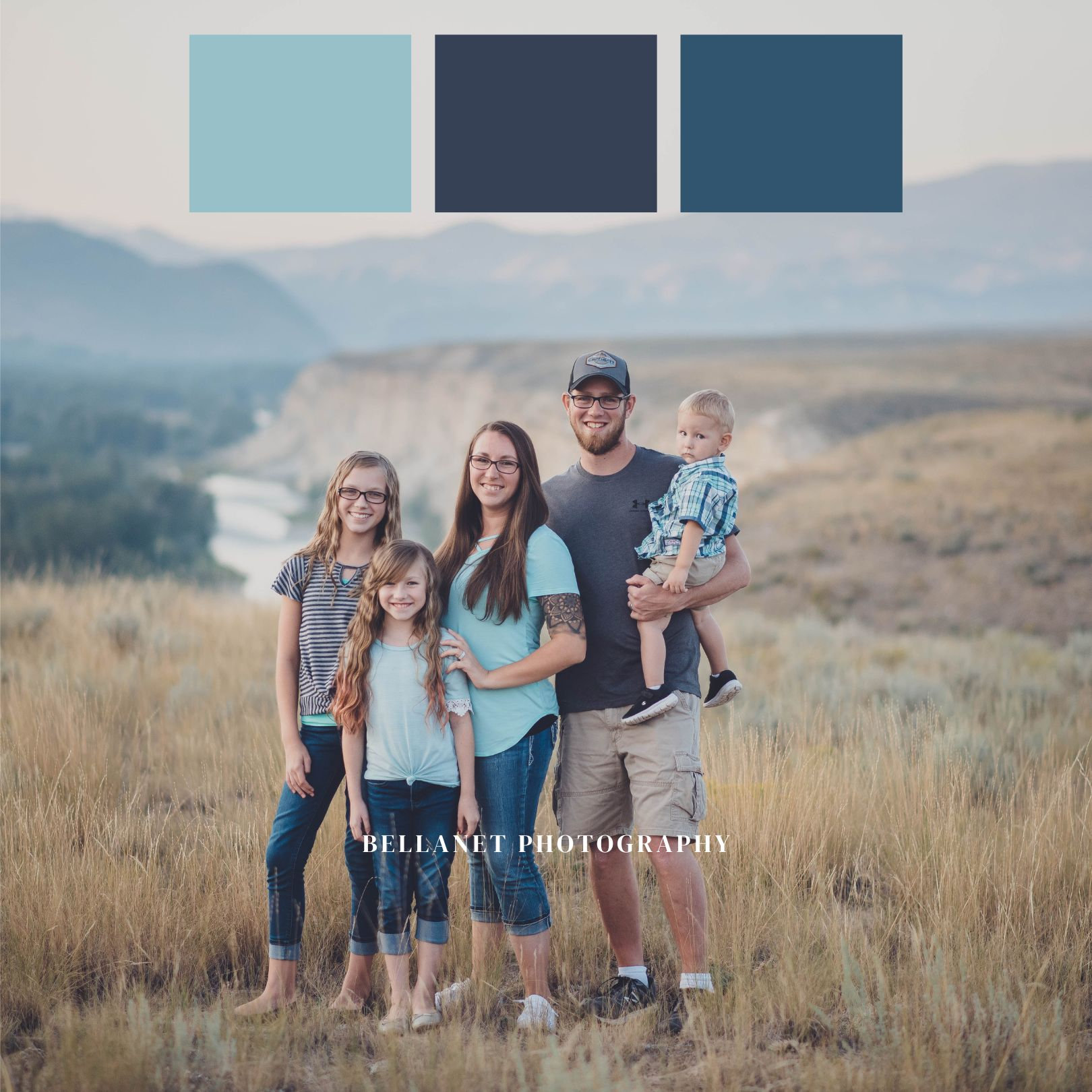 What colors to wear for Spring family photos