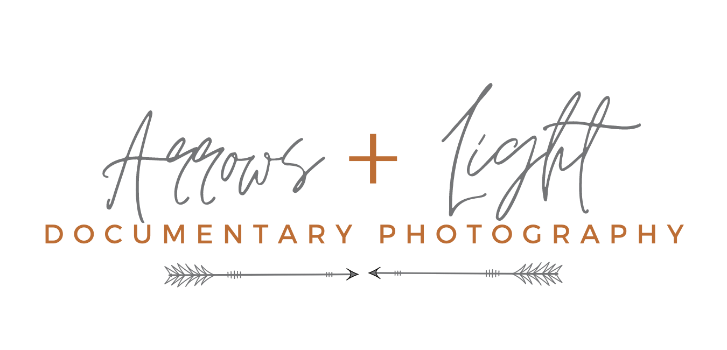 Arrows + Light Photography Logo